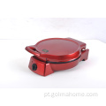 Golmahome 12" electric pizza maker deep fill 1800w muti-function double temperture control plate pizza making machine